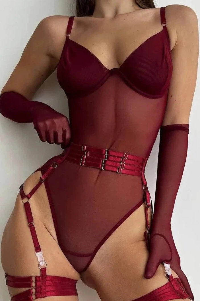 Marisa See Through Bodysuit