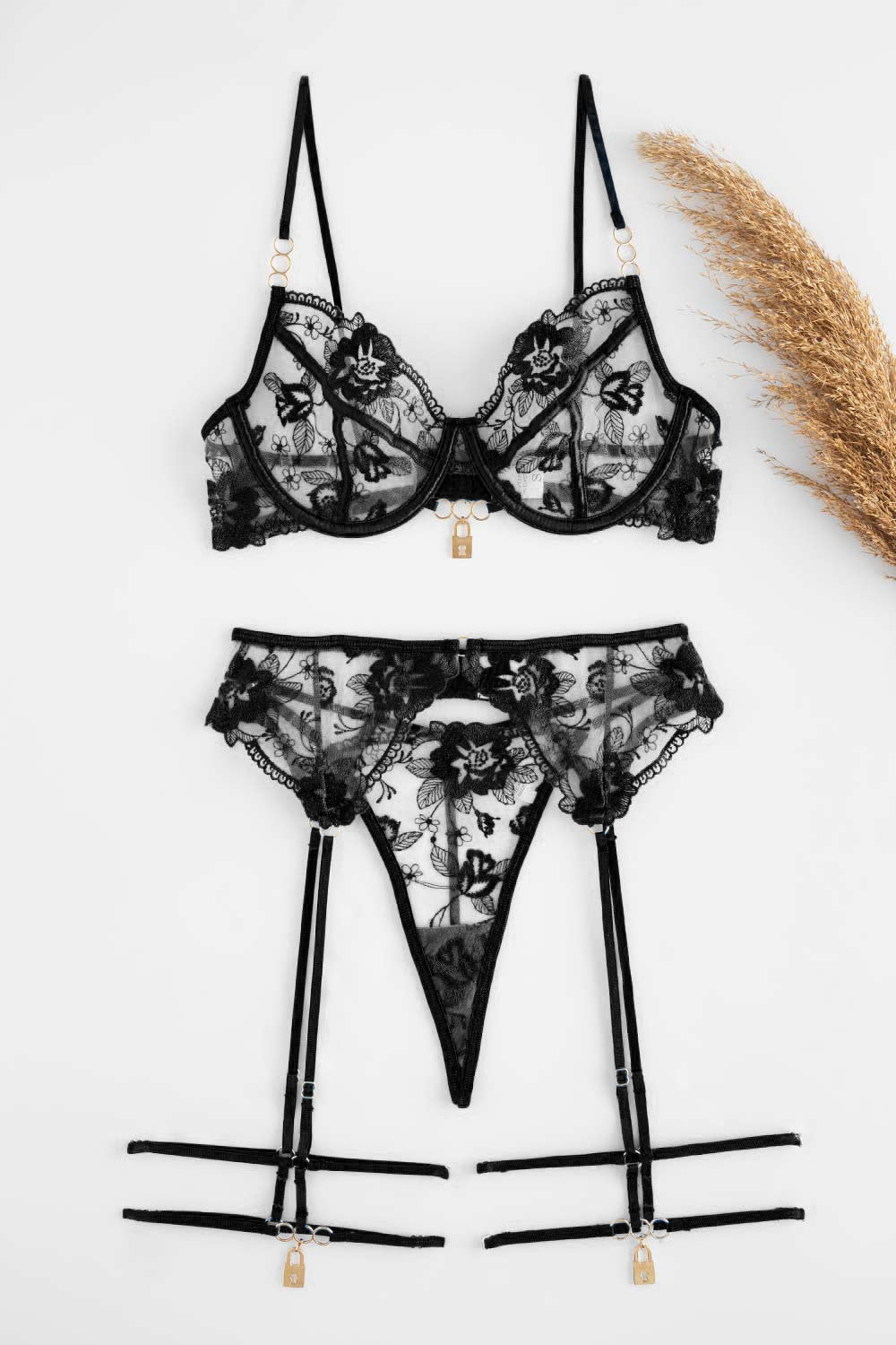 Sapphire Temptation Lingerie Set